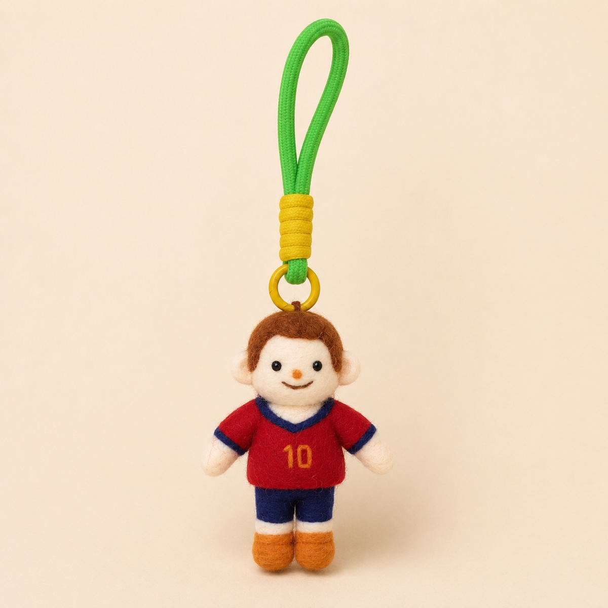 Custom Felt Sports Doll Keychain Custom felt sports doll keychain handmade from a photo with personalized team outfit