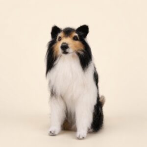 Custom handmade pet sculpture created from a pet photo