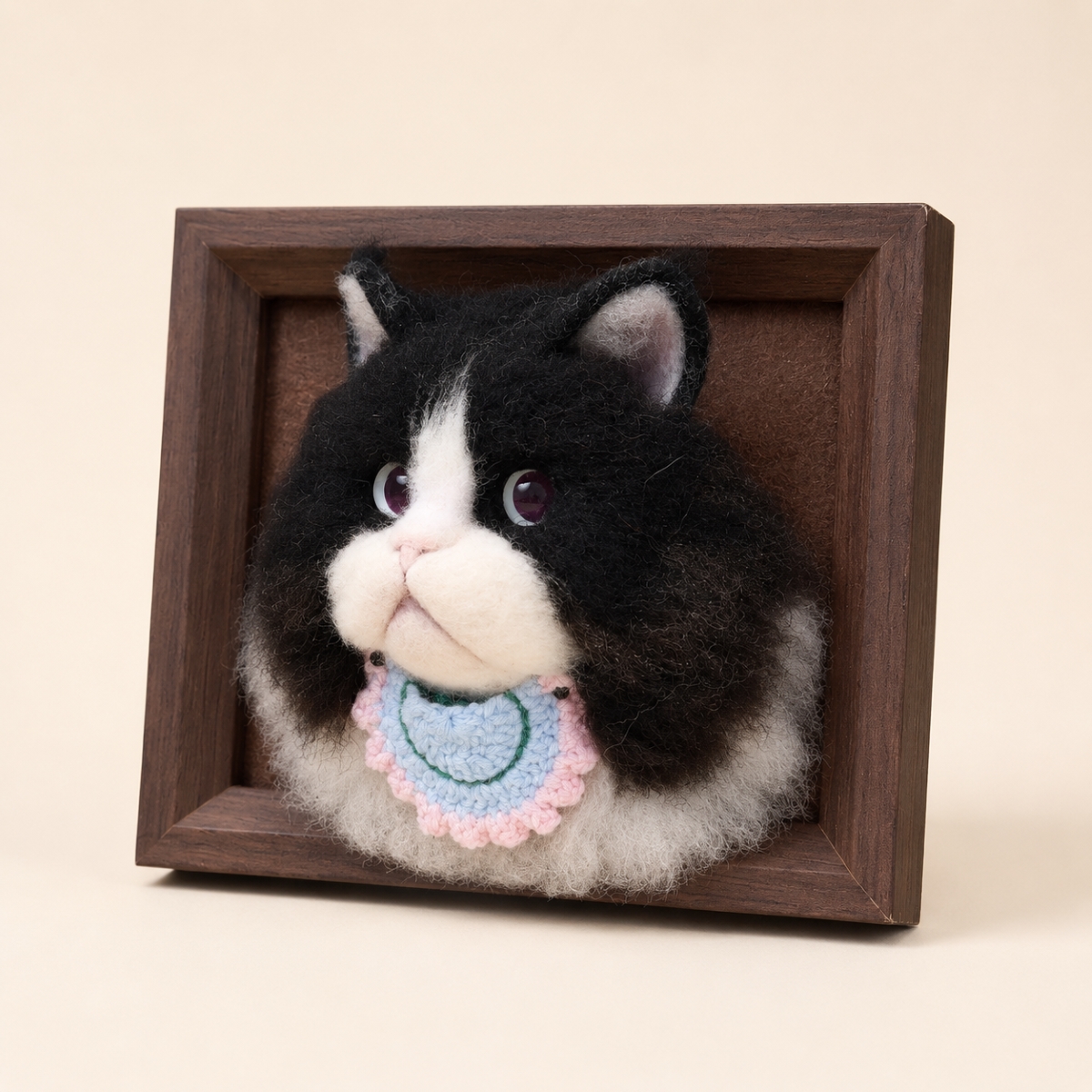 custom wool felt pet portrait frame custom wool felt pet portrait frame